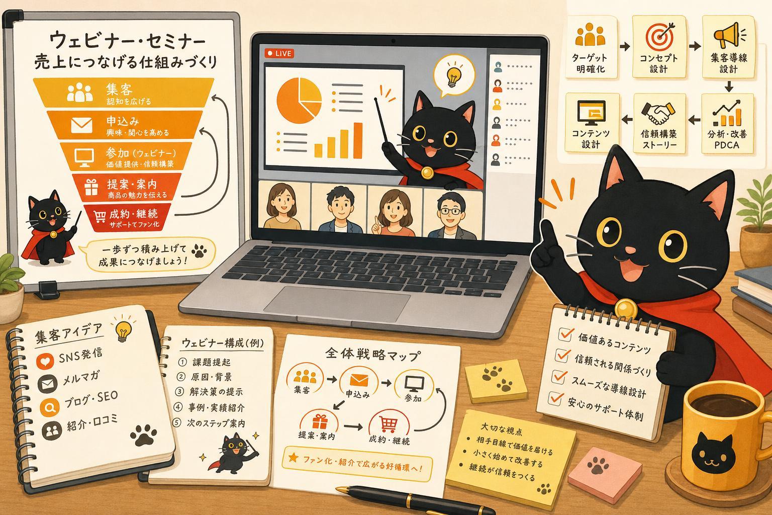 問い合わせ数が増えたマーケティング施策の事例イメージ