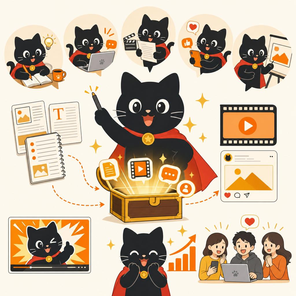 コンテンツ制作のイメージ